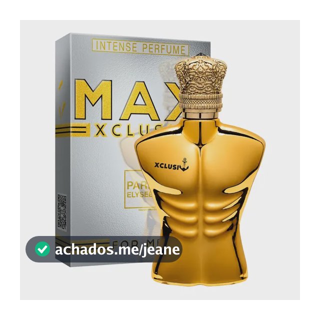 Perfume Max Xclusiv Paris Elysees Masculino Intense 100ml