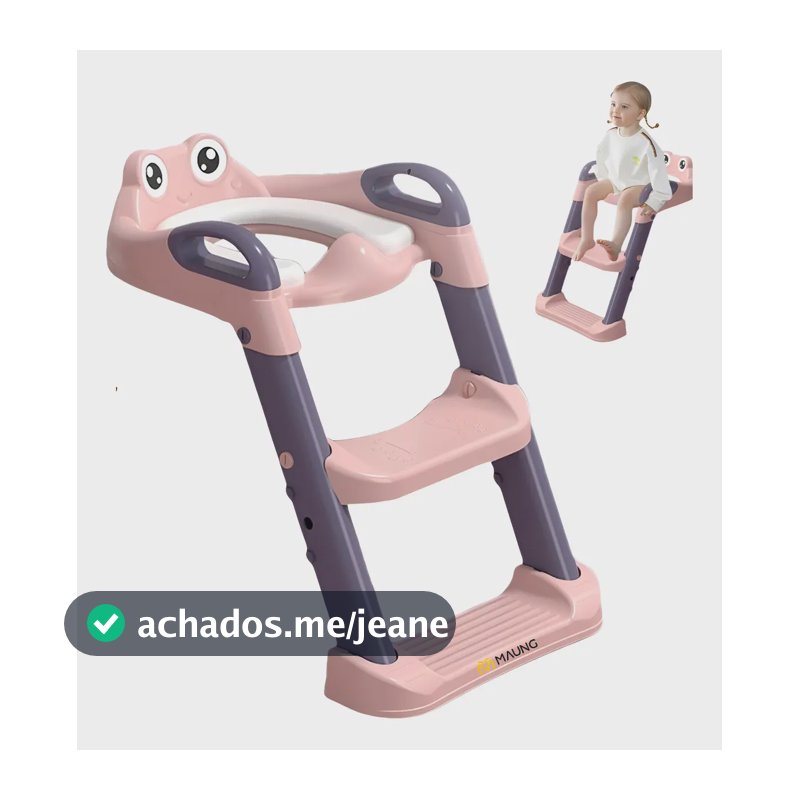Assento Redutor Infantil Para Vaso Sanitário - Rosa