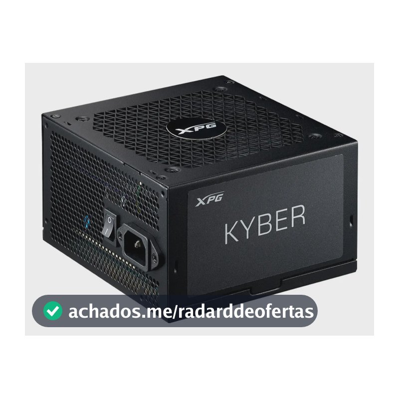 Fonte XPG Kyber 850W 80 Plus Gold com Cabo KYBER850G-BKCBR Preto