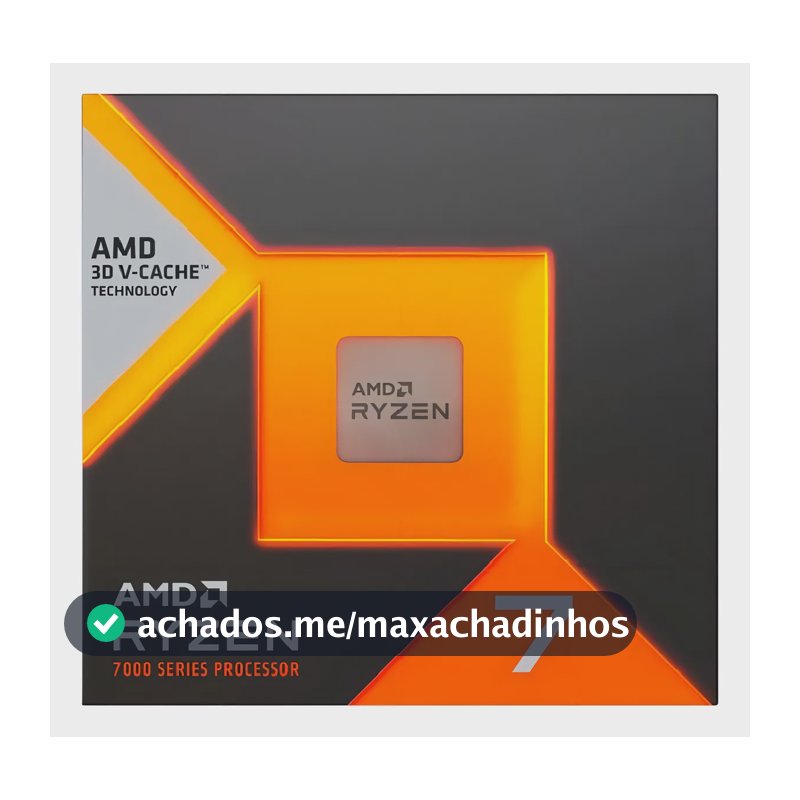 Processador AMD Ryzen 7 7800X3D 4.2GHz (5.0GHz Max) AM5