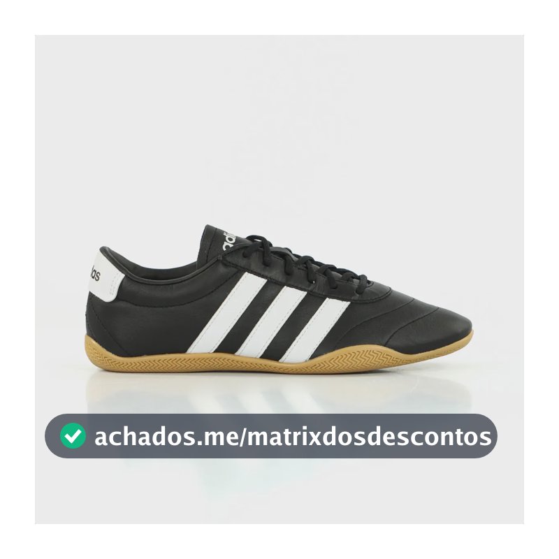 Tênis adidas Grand Court Lo Casual Macio Cano Baixo Preto E Branco 39 Br