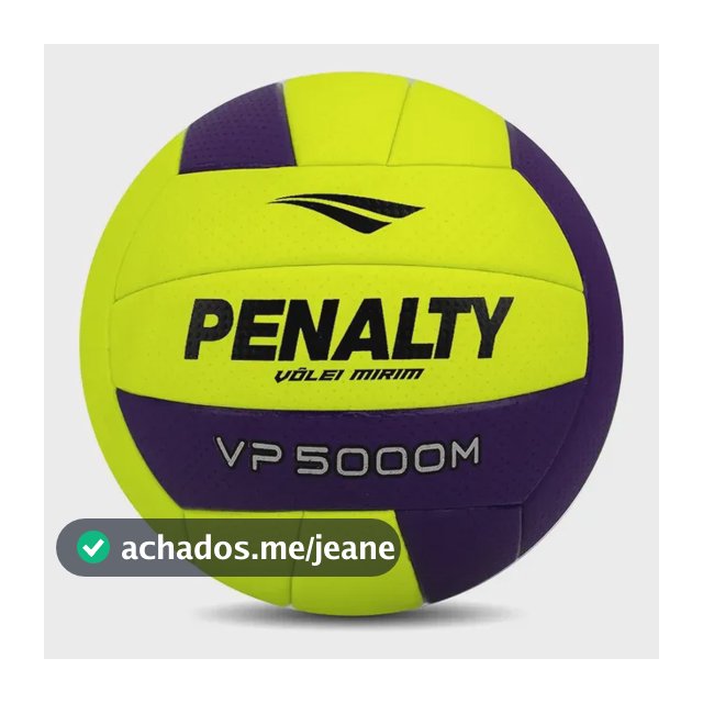 Bola de Vôlei Mirim Penalty VP 5000M X Infantil Oficial Laminado PU Construção Termotec Sem Costura para Treino Competição Infantil e Juvenil em Quadra Indoor