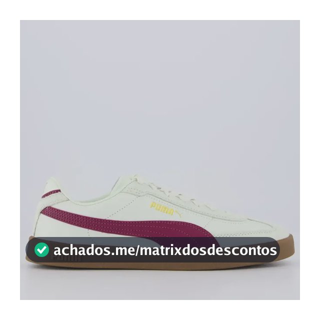 Tênis Puma Club Ii Feminino Verde E Vinho