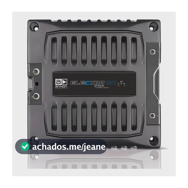 Modulo Amplificador Banda Electra 5k2 Bass 5000w 2ohms Grave Preto