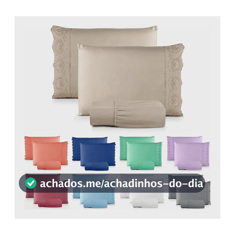 Jogo Lençol Lese Queen 400 Fios Cama Toque Macio Liso Hotel Cáqui