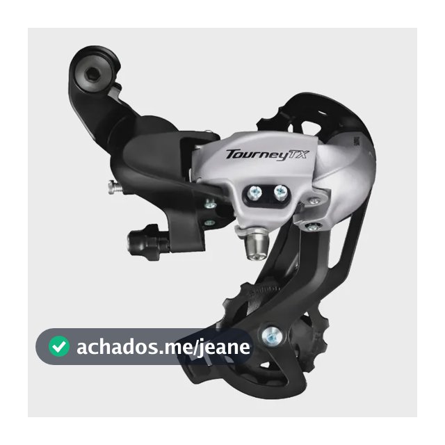 Câmbio Traseiro Shimano Tourney Tx800 Sgs 7v 8v Prata Ate 34