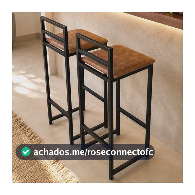 Kit 2 Banquetas Altas Banco Balcão Bistrô Cozinha