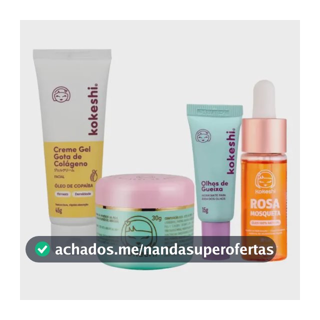 Kit Renovadores Gota De Colágeno E Rosa Mosqueta Kokeshi