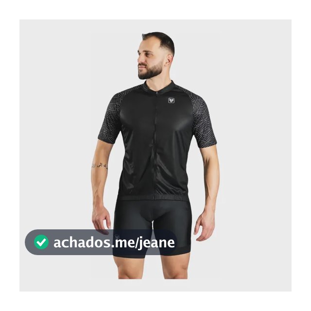 Camisa Ciclismo Masculina Free Force Basic Onix