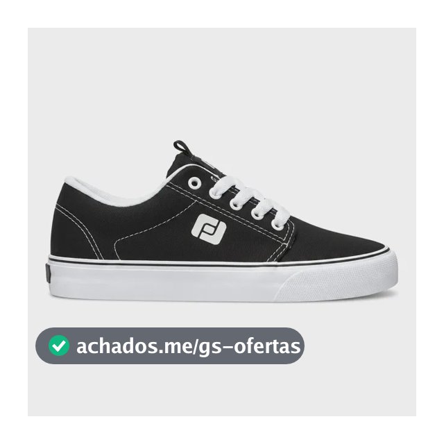 Tênis Skate Freeday Combat Masc/fem - Diversas Opções + Nf Black/white Line 40 Br