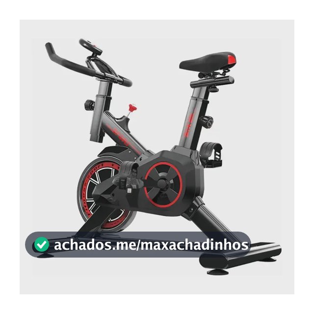 Bicicleta Ergométrica Bike Academia Spinning Preto/vermelho
