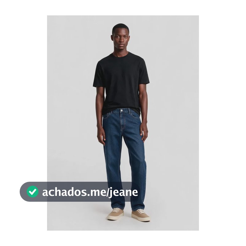 Calça Jeans Masculina Reta Hering Azul 040