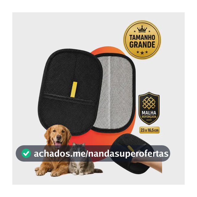 Luva Tira Pelos Pakeway para Cães e Gatos – Removedor Eletrostático de Sofás e Roupas - Pakeway