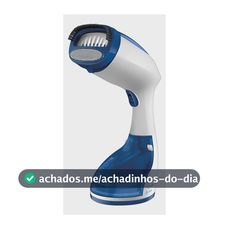 Passadeira Portátil A Vapor Fast Steam Vp-09 Branco/azul 127v