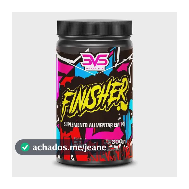 Pós Treino / Intra Treino Finisher 300g - Sabor: Red Power - Fórmula Exclusiva Com 7 Ingredientes Que Auxiliam Na Recuperação Pós Treino Amino Energy