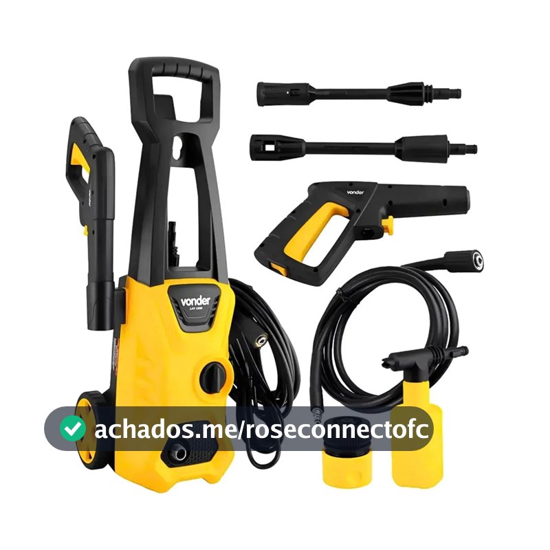Lavadora de alta pressão LAV 1600, 1.600 lbf/pol² VONDER