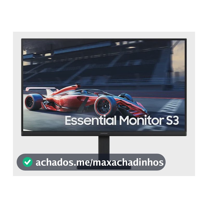 Monitor Gamer Samsung 24" FHD,100 Hz, HDMI, VGA,Preto, S3