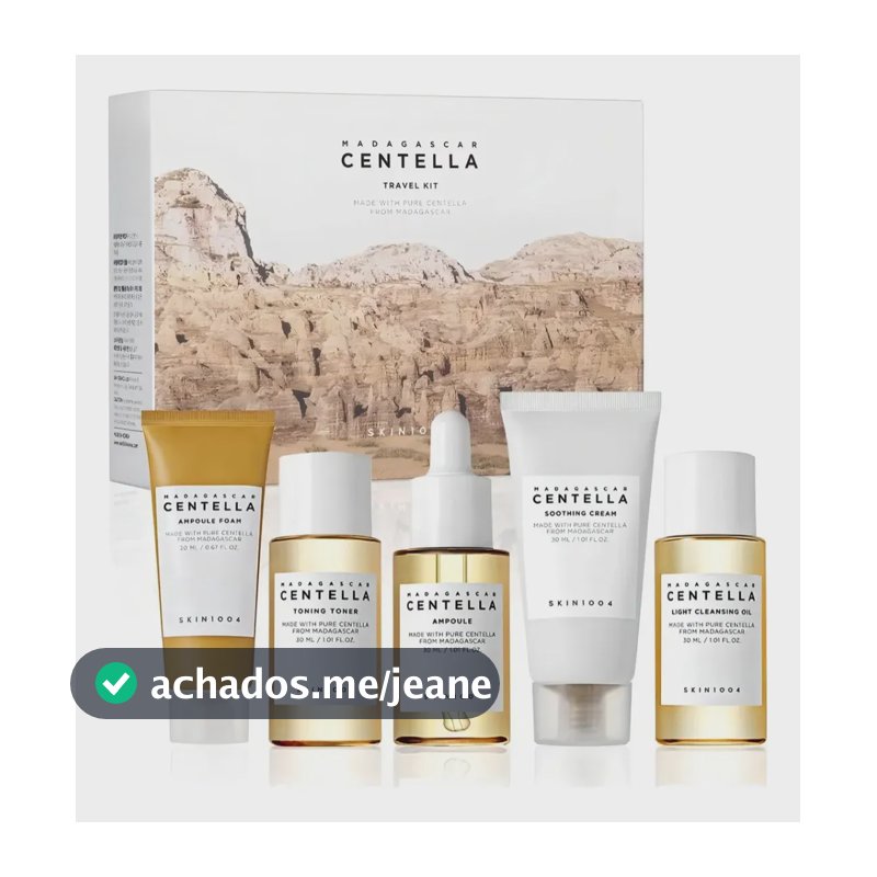 Kit Cuidado de pele 1004 Madagascar Centella 5 Produtos