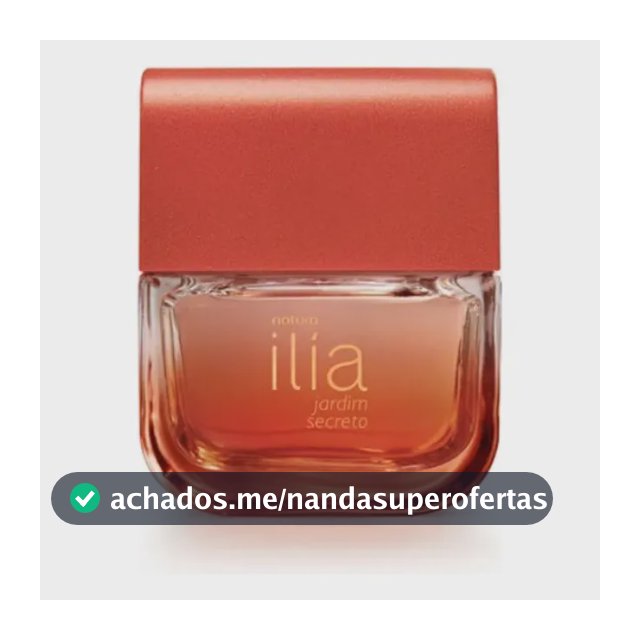 Ilía Jardim Secreto Natura Deo Parfum Feminino Original 50ml