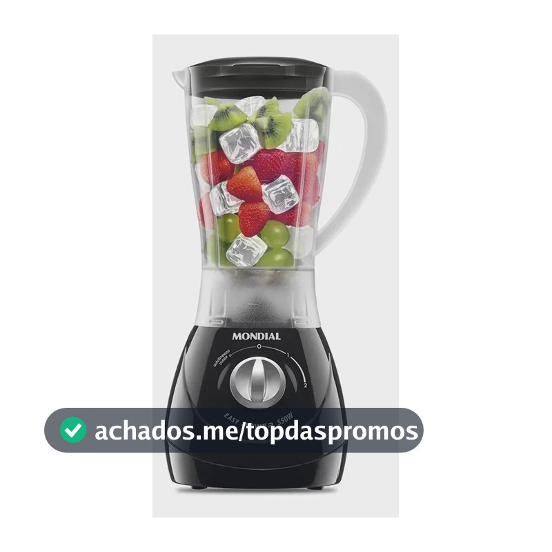 Liquidificador Easy Power Mondial 550w L-550-b Preto 127V