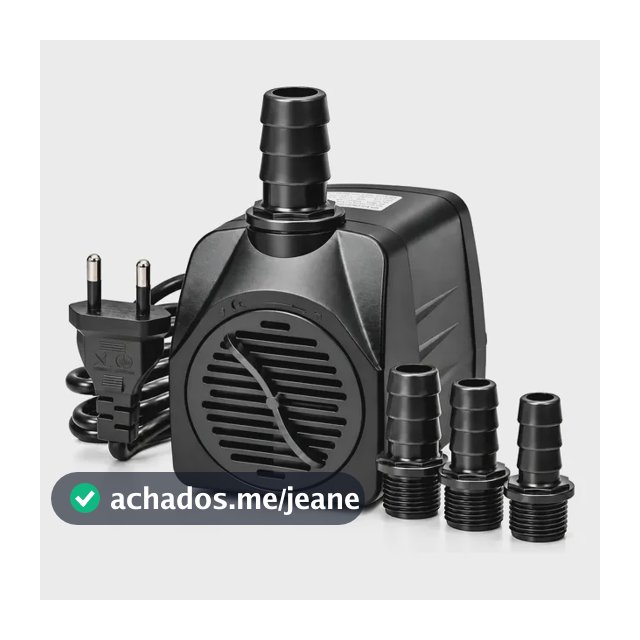 Bomba Submersa 2000l/h Lago Cascata Aquário Tanque De Peixes