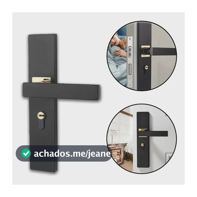 Fechadura Luxo Espelho Inox Porta Casa Externa Sala Cozinha