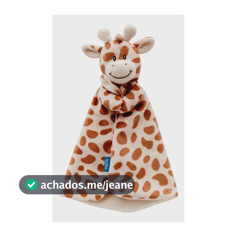 Naninha Para Bebê Pelúcia Antialérgica Girafinha Buba
