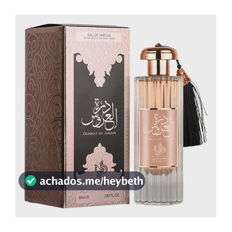 Perfume Da Noiva Árabe Durrat All Aroos 85 Ml Edp ORIGINAL +NF