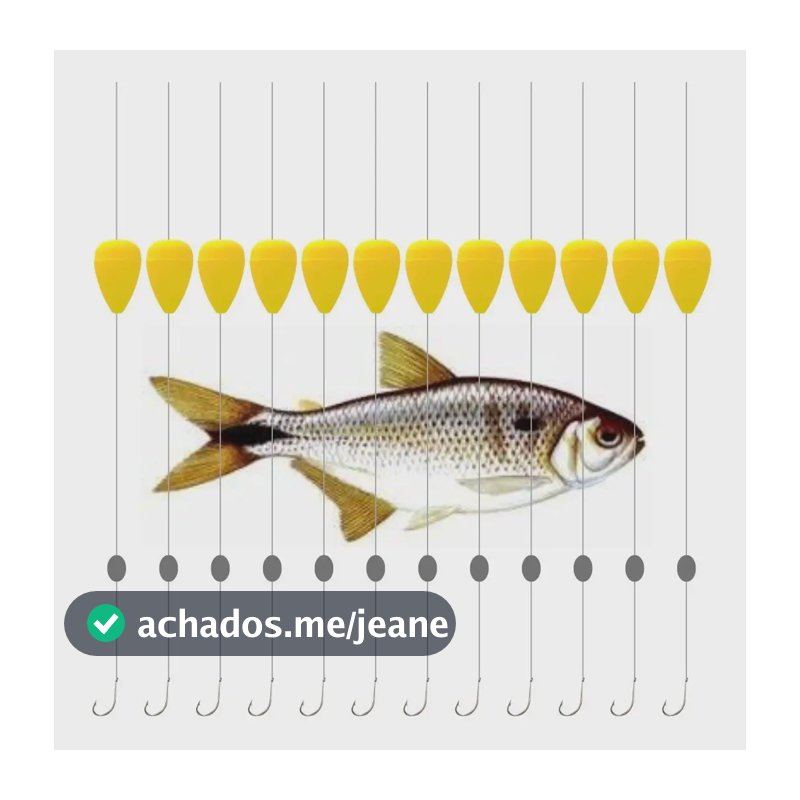 Chicote Pronto P/ Pesca Lambari Tilápia Piau Corvina