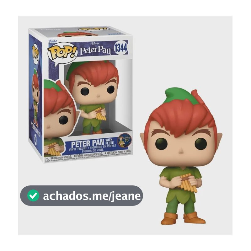 Boneco Funko Pop! Disney Peter Pan 70 Anos - Peter Pan