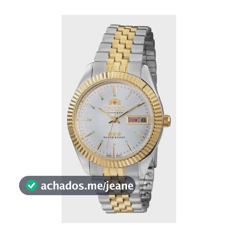 Relógio Masculino Orient 469ed1 Automático Aço Inox Prata