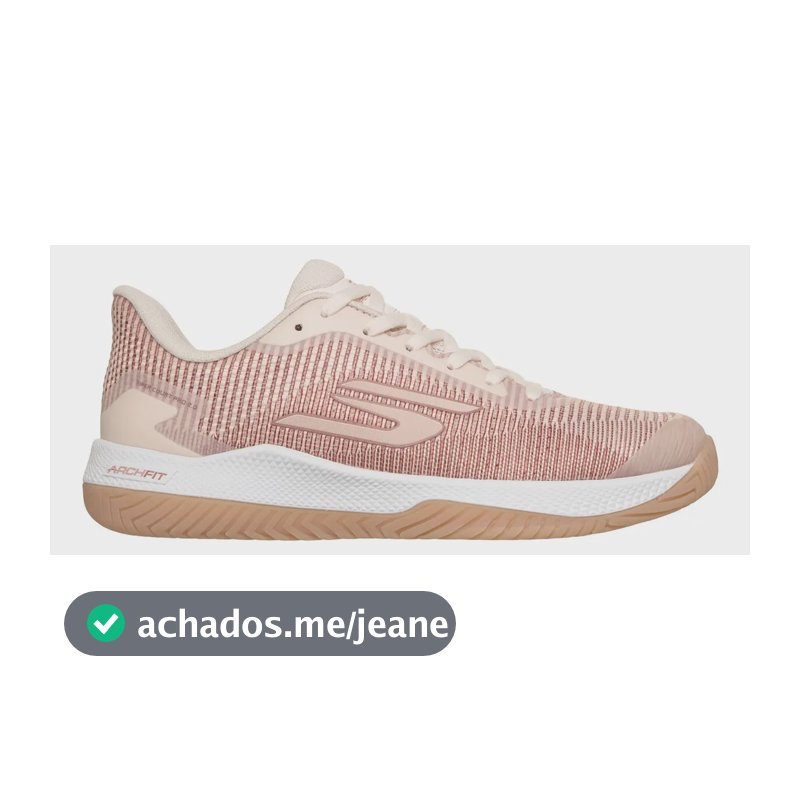 Tênis De Pickleball Feminino Viper Court Pro Skechers Rosa-claro Lisa 37 Br