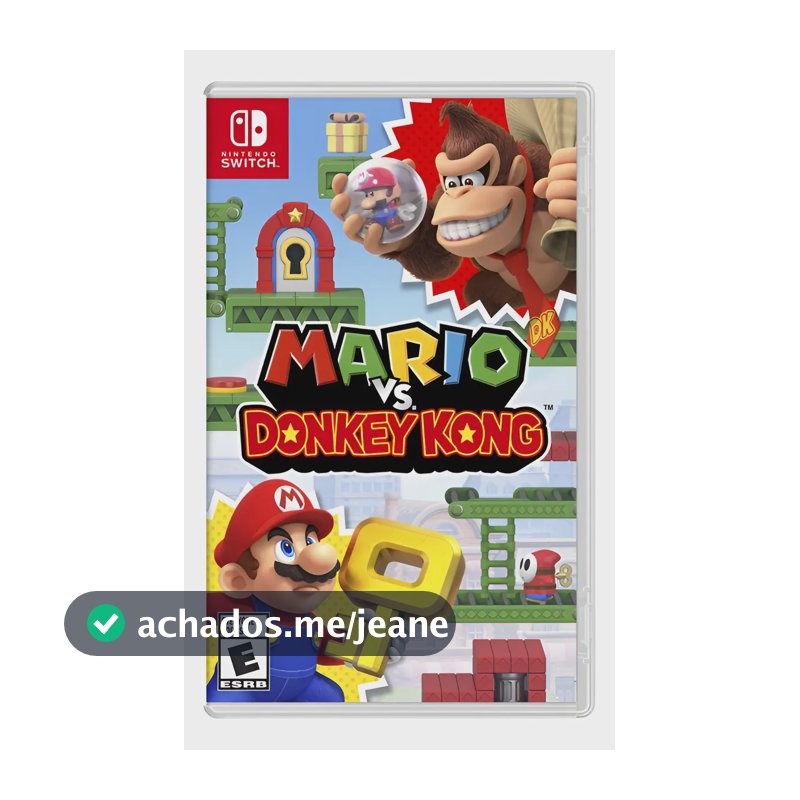 Jogo Mario Vs Donkey Kong Nintendo Switch Midia Fisica