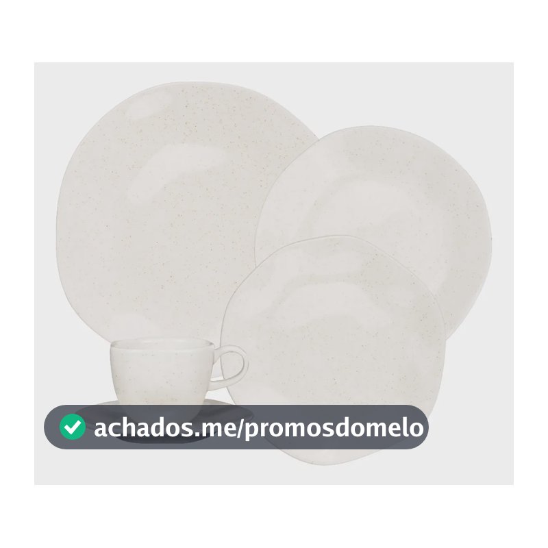 Aparelho Jantar Oxford 20 Peças Ryo 165269 Areia Esmalte Reagente
