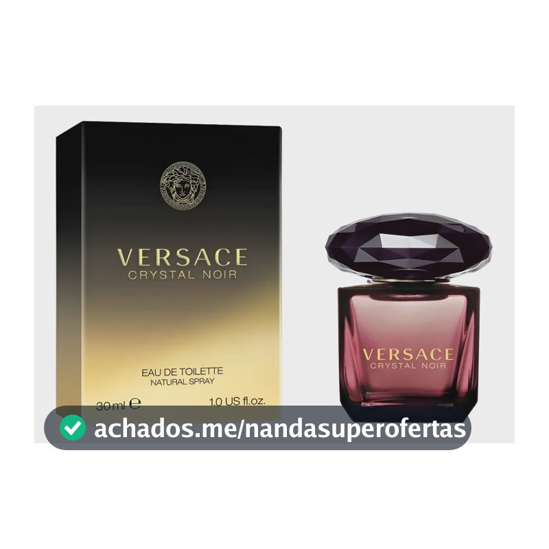 Versace Crystal Noir Eau De Toilette ( Edt ) 30ml Feminino