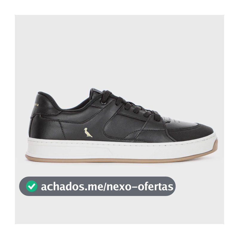 Tênis Reserva Roma Masculino Macio Leve Respirável Elegante Preto 39 Br