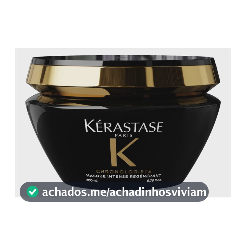 Máscara Capilar Regeneradora para Hidratação Profunda, Brilho Intenso e Controle do Frizz Chronologiste Intense Régénérant Kérastase 200ml
