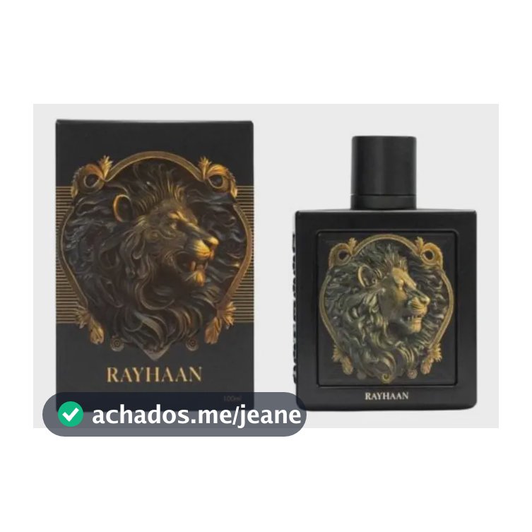 Perfume Rayhaan Lion Masculino E Aroma Sofisticado