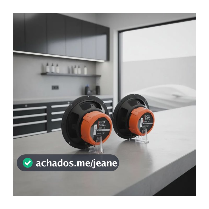 Alto Falante Hertz Dcx 165.3  6 Polegadas 120w Rms Dcx165.3 Preto