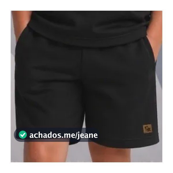 Conjunto Infantil Casual Camiseta E Bermuda