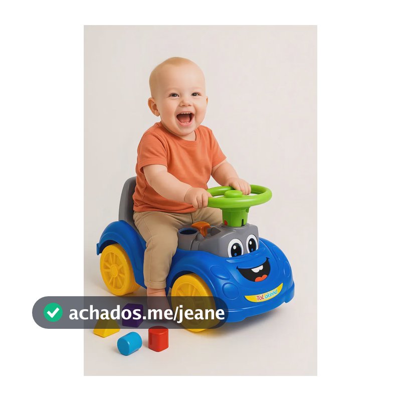 Totokinha Cardoso Azul – Triciclo Infantil Sport 3 em 1 Super Divertido Seguro e Resistente