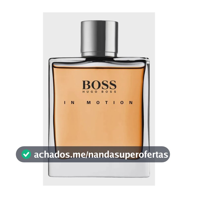 Perfume Boss In Motion Eau De Toilette Spray Masculino 100ml Hugo Boss