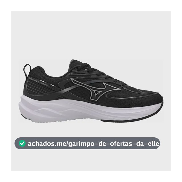 Tênis Masculino Space 6 Mizuno 90-preto Liso 40 Br