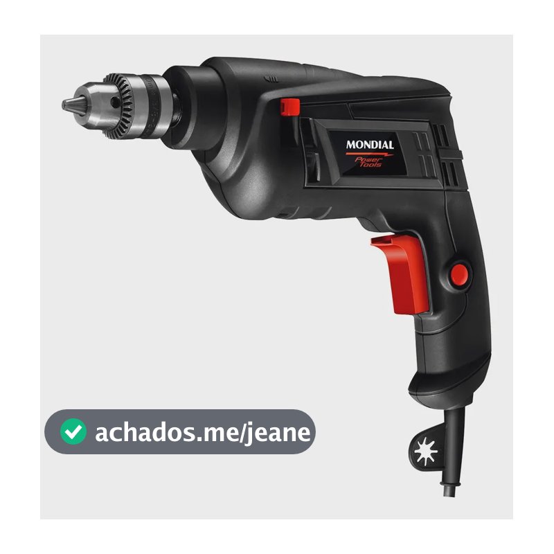 Furadeira De Impacto Fi-09 Mondial Preto 550w
