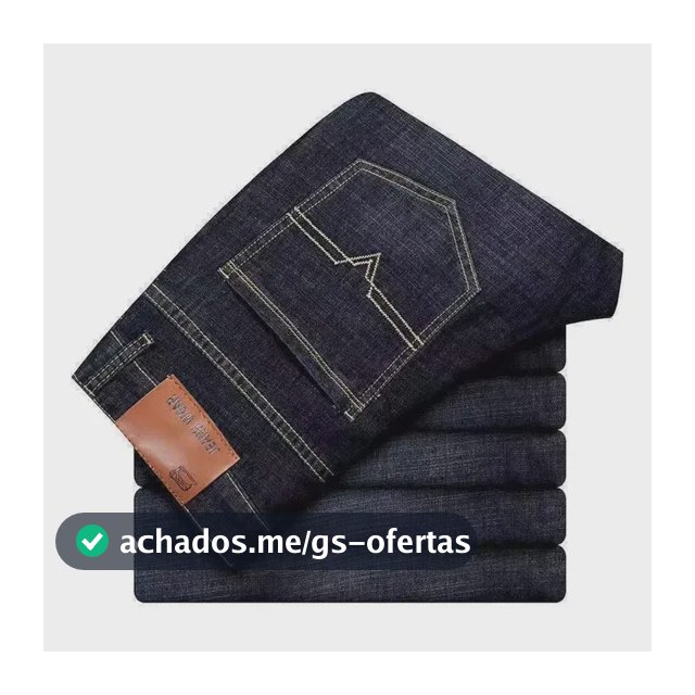 Calças De Trabalho Masculinas Retas E Elásticas Plus Size Black Plain 29