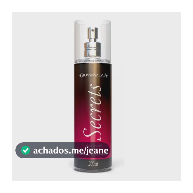 Body Splash Desodorante Corporal Secrets Giovanna Baby 200ml Secrets
