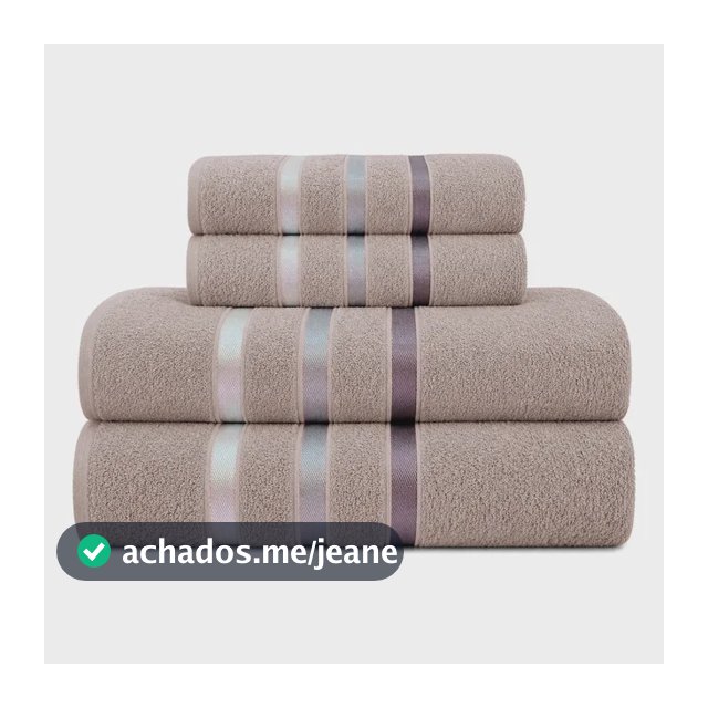 Jogo De Toalhas 4 Peças Teka Dry 100% Algodão