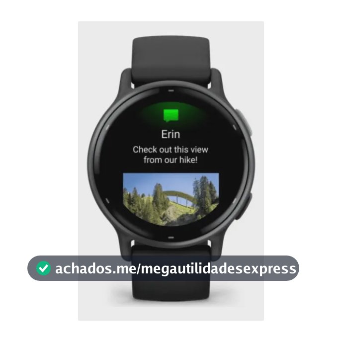 Garmin Vivoactive 5 Preto Com Pulseira De Silicone