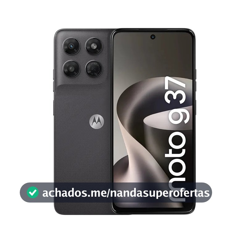 Smartphone Motorola Moto G37 5G - 128GB 4GB RAM + 8GB RAM Boost, Camera 50MP com editor magico, Bateria de 5200 mAh e tela 6.7" 120Hz, NFC - Grafite