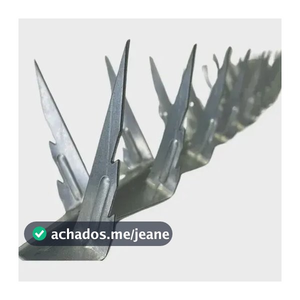 Kit 10 Mts De Lança Cortante Para Proteção De Muro Mandíbula